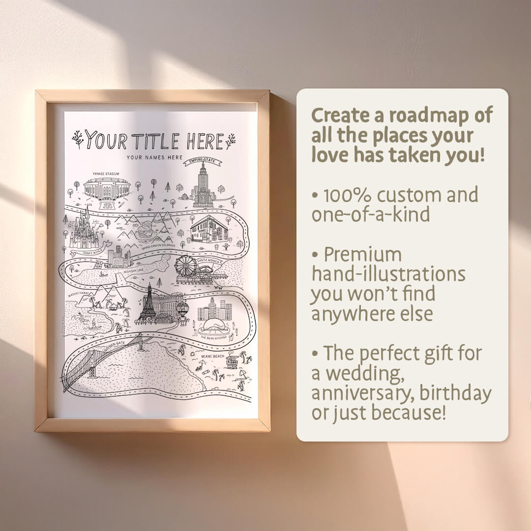 Custom Couple Map