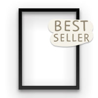 Black framed poster