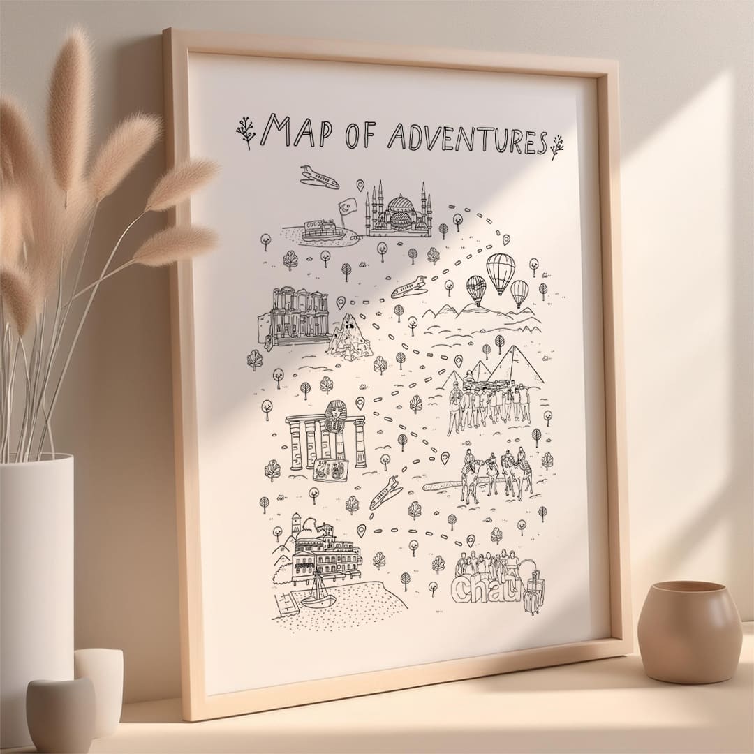travel journey illustration